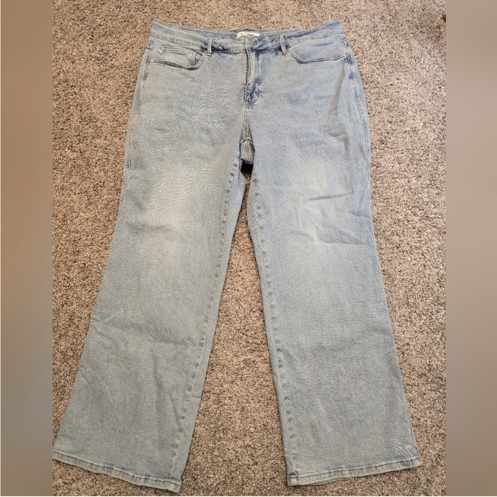 Judy Blue High Rise Tummy Control Straight Jeans, size 22W